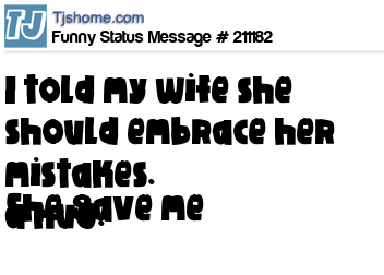 status message box