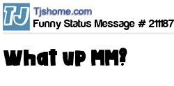 status message box