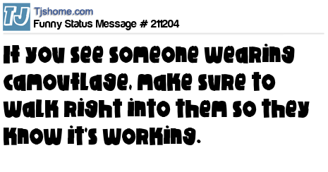 status message box