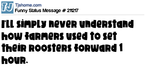 status message box