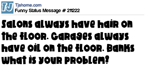 status message box
