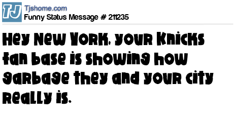 status message box