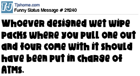 status message box