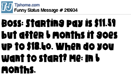 status message box