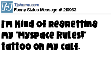 status message box