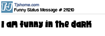 status message box