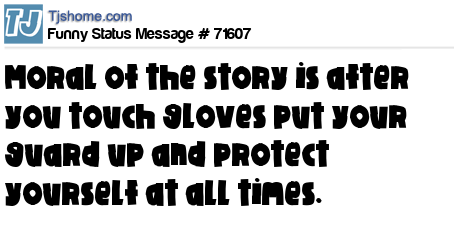 status message box