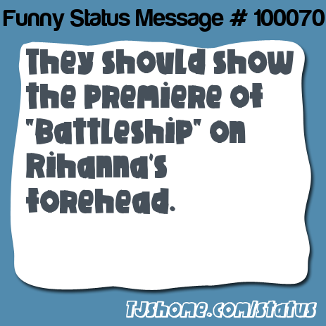 status message box