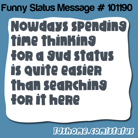 status message box