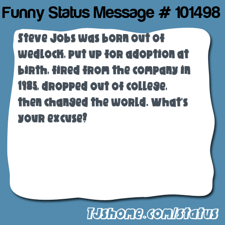 status message box