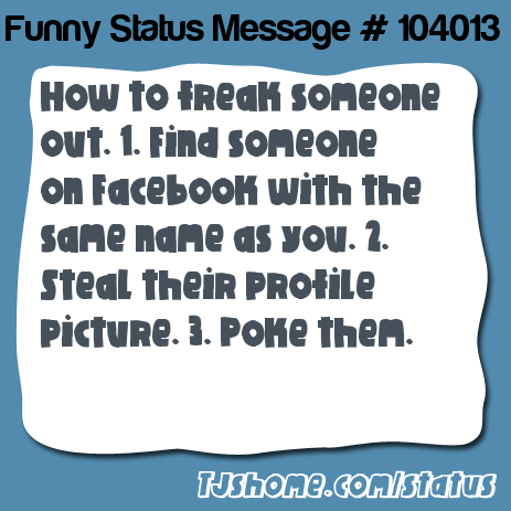status message box