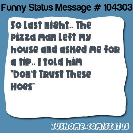 status message box
