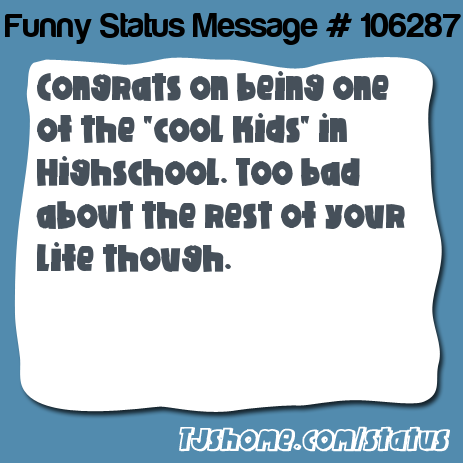 status message box