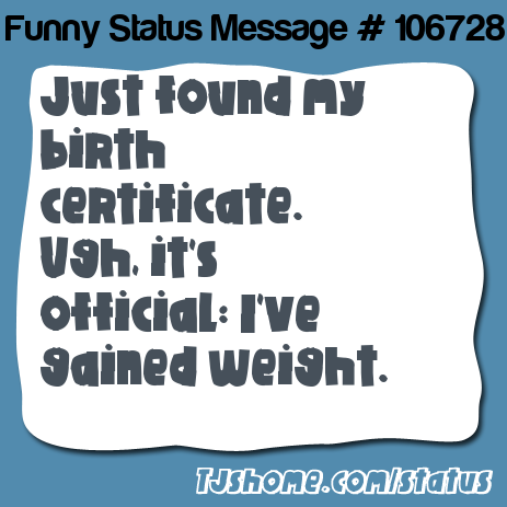 status message box