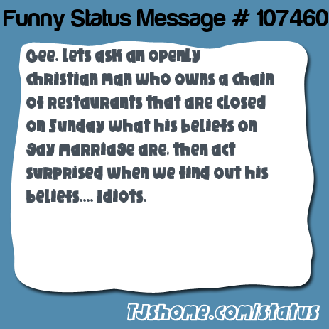 status message box