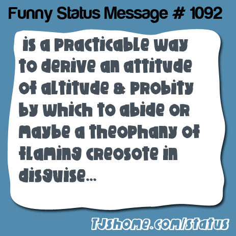 status message box