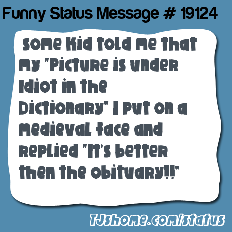 status message box