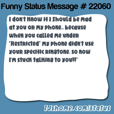 status message box