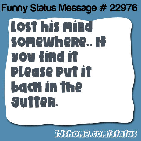 status message box
