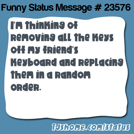 status message box