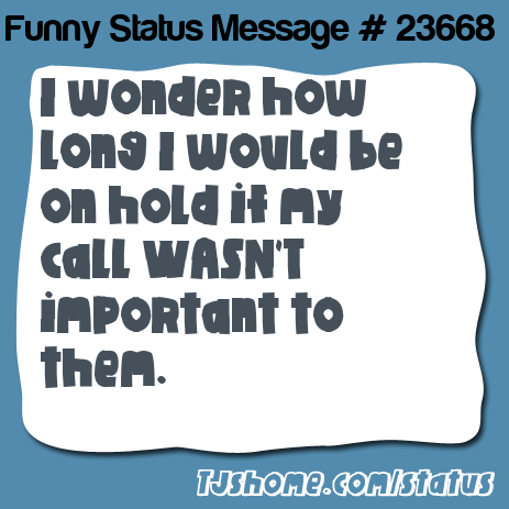 status message box