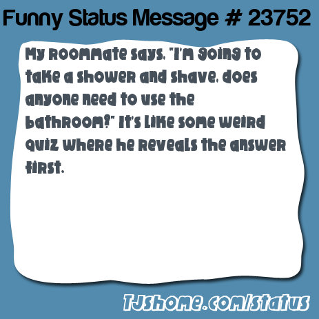 status message box