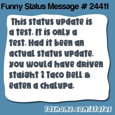 status message box