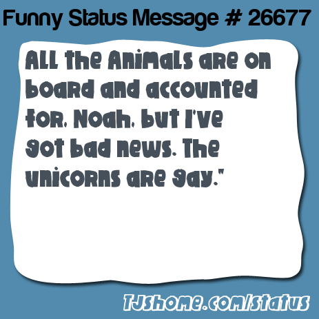 status message box
