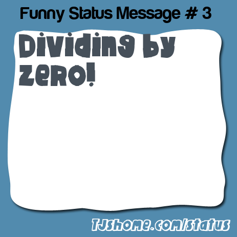status message box