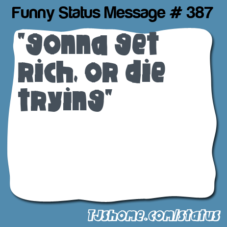 status message box