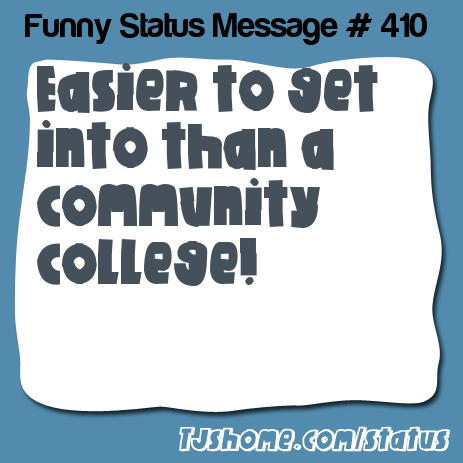 status message box