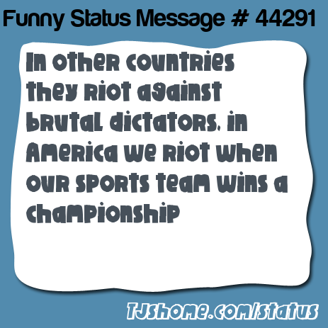 status message box