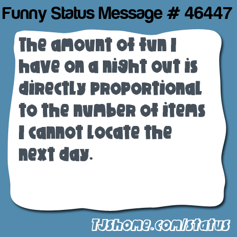 status message box