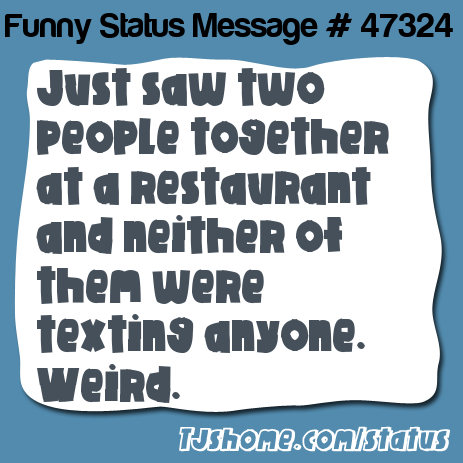 status message box