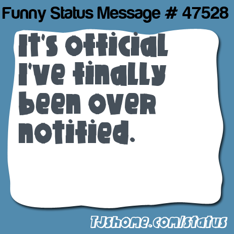 status message box