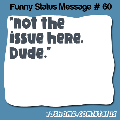status message box
