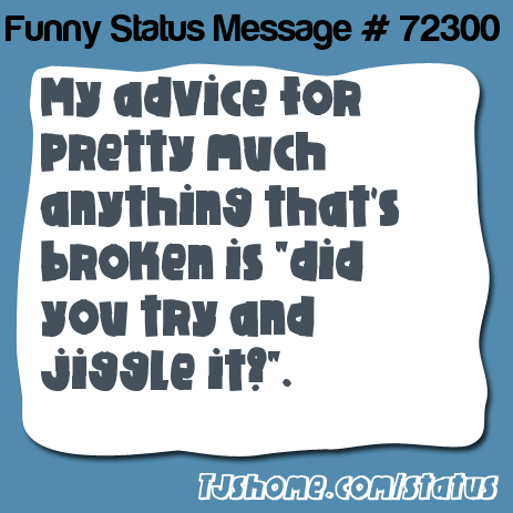 status message box