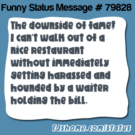 status message box