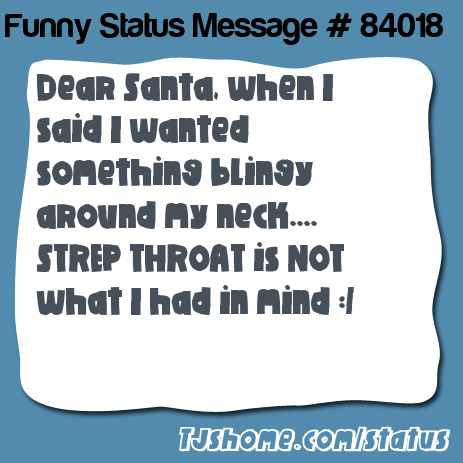 status message box