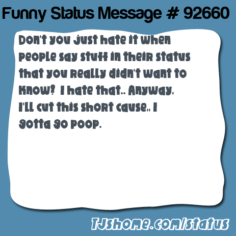 status message box