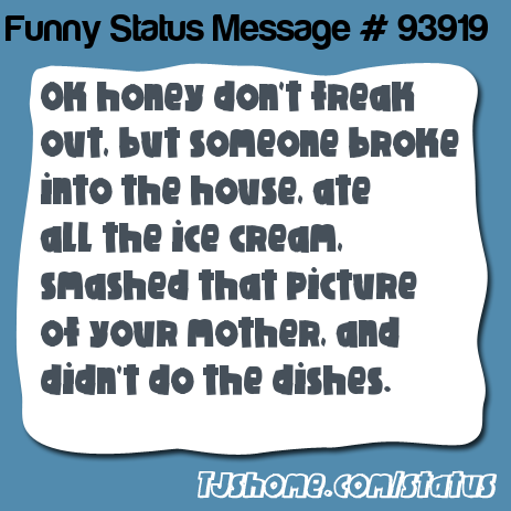 status message box