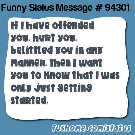 status message box