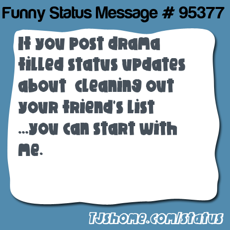 status message box