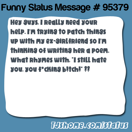 status message box