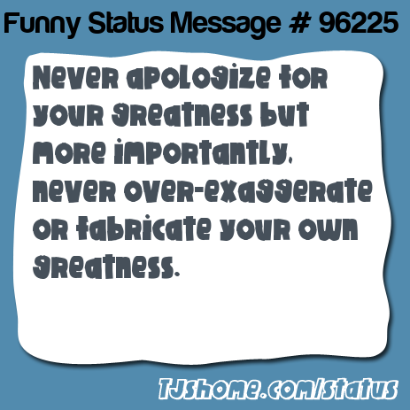 status message box