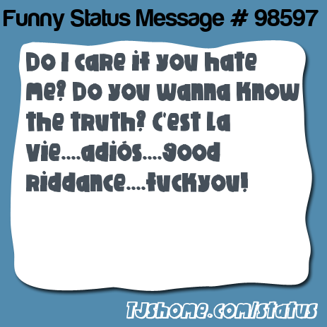 status message box