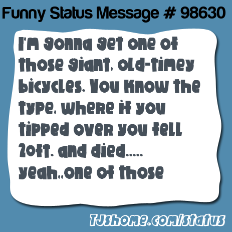 status message box