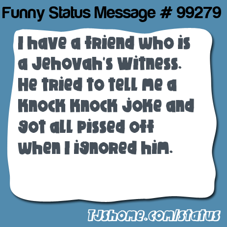 status message box