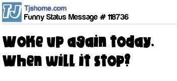 status message box
