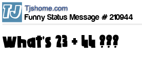 status message box